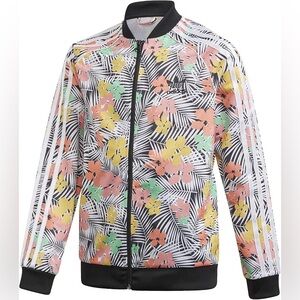 Adidas kids Floral Track Jacket - Multicolor 9-10 years